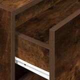  Ormarić s 2 ladice boja hrast 60x31x40 cm konstruirano drvo Smeđa | shoptok.hr