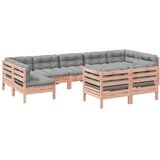  9-dijelni set vrtnih sofa s jastucima masivno drvo duglazije | shoptok.hr
