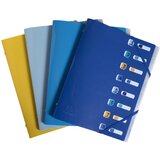 Exacompta organizator mapa Bee Blue, DIN A4, PP, 8 predelkov, (21650970) Cene