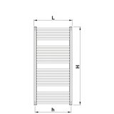 Korado kopalniški radiator rondo comfort, višina: 700 mm, širina: 450 mm | Shoptok.si