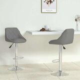  Barski stolčki 2 kosa sivo umetno usnje, (20700485) | Shoptok.si