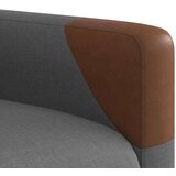  Krevetna stolica za masažu Tamno siva 69 x 86 x 100 cm tkanina | shoptok.hr