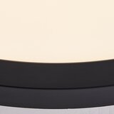 Brilliant LED prigušiva stropna svetiljka TUCO LED/20W/230V prečnika 29,5 cm crna | Eponuda.com
