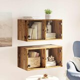  Zidni ormari 2 pcs Staro drvo 68 x 37 x 35 cm Konstruirano drvo | Eponuda.com