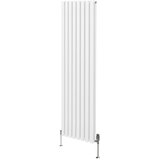 Monster ovalni radiator in ventili - 1800 mm x 480 mm - bel, (21569967) | Shoptok.si