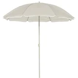 senčnik za plažo (ø 180 cm, sivorjava, uv 40+)