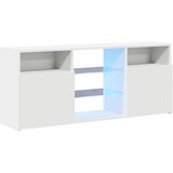 TV ormarić s LED svjetlima bijeli 120 x 30 x 50 cm | shoptok.hr