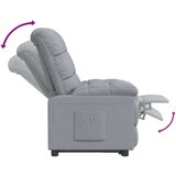  Naslonjač od tkanine svjetlosivi | shoptok.hr