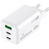 Mediarange hitri stenski polnilec 65W GaN 2x USB-C + 1x USB-A | Shoptok.si