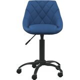  Blagovaonska stolica plava baršunasta | shoptok.hr