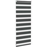 Zavjesa zebra crna 60x100 cm širina tkanine 55,9 cm poliester | Eponuda.ba