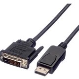 Value DisplayPort priključni kabel 2.00 m 11.99.5615 sa zaštitom crna [1x muški konektor displayport - 1x muški konektor Cijene