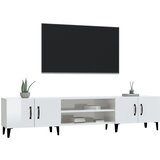 TV ormarić sjajni bijeli 180x31,5x40 cm od konstruiranog drva | Eponuda.ba