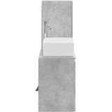 Set namještaja za kupaonicu 2 kom. Betonska siva 33 x 34.5 x 100 cm | Shoptok.si