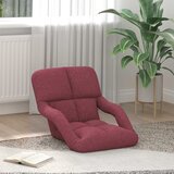Podesivi podni naslonjač Vinska crvena 58 x 62 x 58 cm Tkanina Cijene