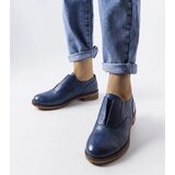 Gemre Navy eco-leather lace-up shoes Burdett | ePonuda.com