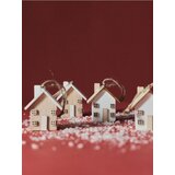 Sinsay Set božićnih visećih dekoracija u obliku kućica 4 pack Cijene