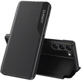 Samsung preklopna torbica eco leather view S24 ultra črna | Shoptok.si
