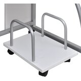  Stol za računalo bijeli 110 x 52 x 88,5 cm konstruirano drvo | shoptok.hr