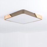 Brilagi LED prigušiva svetiljka PILANA SQUARE LED/48W/230V hrast/bež 42x42 cm + sa daljinskim upravljačem | Eponuda.com