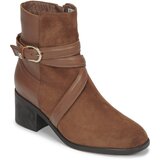 Tommy Hilfiger ELEVATED ESSENTIAL MIDHEEL BOOT Smeđa Cijene