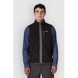 Patagonia Retro Pile Brezrokavnik black w / forge grey Cene