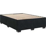  Boxspring krevet s madracem Crna 140 x 200 cm Baršun | shoptok.hr