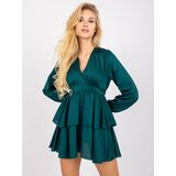 Italy Moda Dress-DHJ-SK-15178.45P-dark green | Shoptok.si