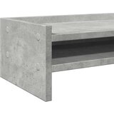  Stalak za monitor boja betona 100x24x16 cm konstruirano drvo | shoptok.hr