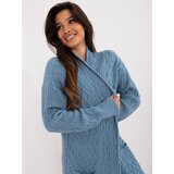 Wool Fashion Italia Cardigan-AT-SW-2366.61-Blue Cijene