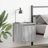  Zidni noćni ormarići 2 kom boja sivog hrasta sonome 38x34x40 cm | shoptok.hr