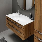 Kolpa San KOLPA-SAN stenska omarica z umivalnikom MALAYA OUM 100 naravni hrast 573640 | Shoptok.si