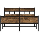  Okvir kreveta bez madraca boja hrasta 140 x 200 cm drveni | shoptok.hr