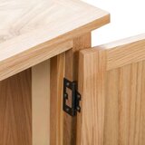  Kotna omarica 80x33,5x78 cm trdna hrastovina, (20621186) | Shoptok.si