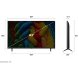 LG 43NANO80A3B 4K hdr smart nanocell tv 2025 | ePonuda.com
