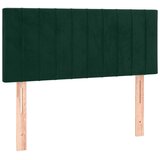  Uzglavlje tamnozeleni 90x5x78/88 cm baršunasti | shoptok.hr