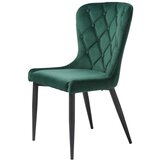 Unique Furniture Zelena baršunasta blagovaonska stolica Granby – Cijene
