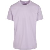 Build Your Brand Plus Size Lilac round neckline T-shirt | Shoptok.si