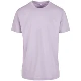 Build Your Brand Plus Size Lilac round neckline T-shirt