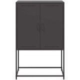 vidaXL Visoka komoda crna 68,5 x 38,5 x 107 cm čelična | shoptok.hr