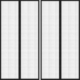 vidaXL Zastori protiv insekata 2 kom s magnetima 220 x 100 cm crni Cijene
