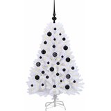  Umjetno božićno drvce s nogom Bijelo 120 cm PVC i čelik | Eponuda.com