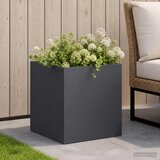  Vrtna saksija Antracit 20 x 20 x 20 cm Čelična vrata | shoptok.hr