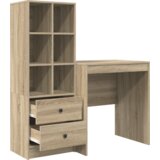 vidaXL Stol s pohranom Sonoma hrast Konstruirano drvo | shoptok.hr