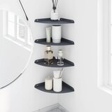  Lebdeća polica s policom 4 pcs Antracit 24 x 24 x 2,3 cm | Eponuda.ba