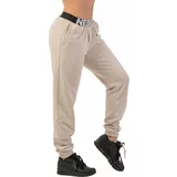NEBBIA Iconic Mid-Waist Sweatpants Cream S