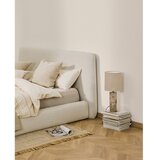 Kave Home Bež oblazinjena zakonska postelja brez letvenega dna 160x200 cm Martina – | Shoptok.si