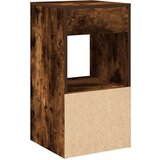 vidaXL Noćni ormarić s ladicom dimljeni hrast 35x34x66,5 cm | shoptok.hr
