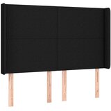  Box spring postelja z vzmetnico LED črna 140x200 cm blago, (20790201) | Shoptok.si