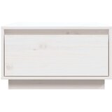  Klubska mizica bela 55x56x32 cm trdna borovina, (20778075) | Shoptok.si